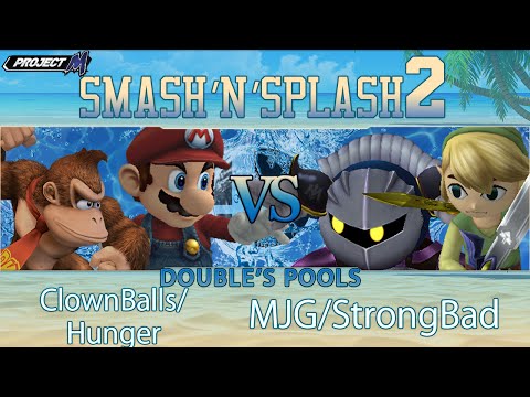 ClownBalls/Hunger vs. MJG/Strong Bad - Smash'N'Splash 2 Doubles Wave 1