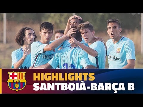 [HIGHLIGHTS] FUTBOL (Preseason): Santboià - FC Barcelona B (0-2)