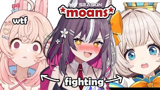 Airi strategic moans stopped Pippa and MariMari_EN from fighting   [Phase Connect]