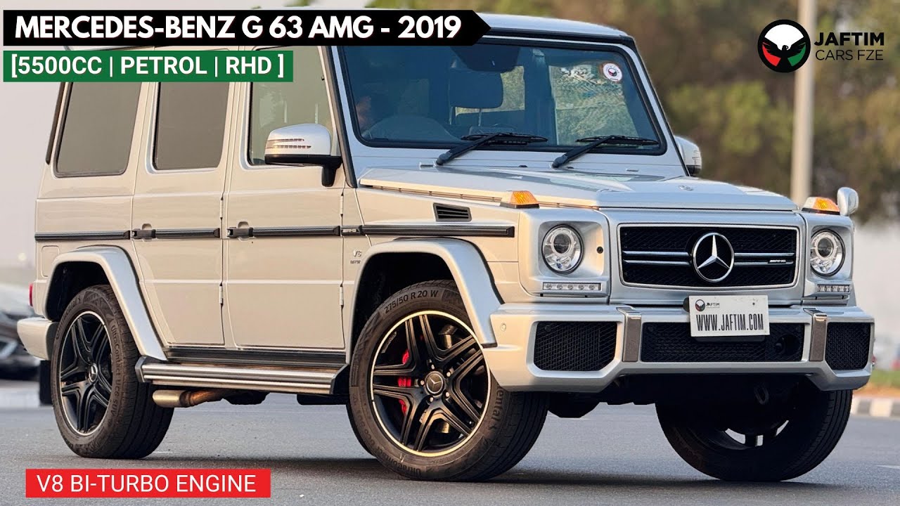 مرسيدس بنز G 63 AMG 2019 AMG G-WAGON | (V8 POWER | RHD | PREMIUM FEATURES | SUNROOF + LEATHER SEATS video