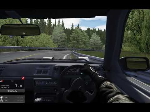 assetto corsa - AE86 stock slip angle technique