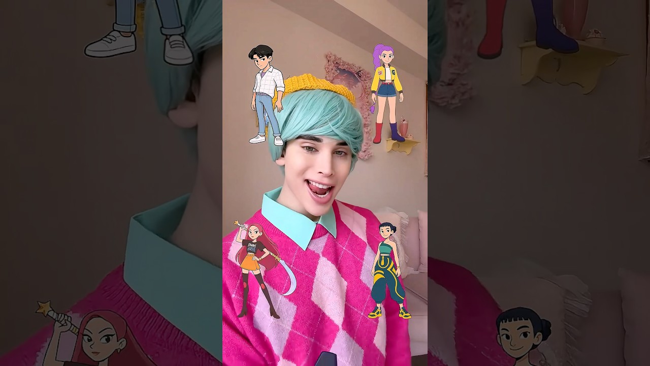 Playing This Game in Baby Saja Cosplay 😭 #shorts  #kpopdemonhunters #babysaja #cosplay #kpop