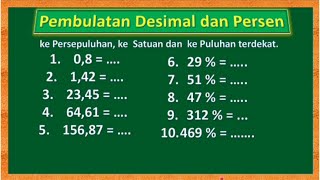 &quot;Pembulatan ke Satuan dan Puluhan Terdekat&quot; || Part Two