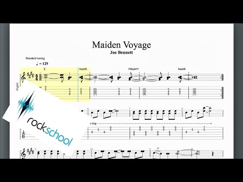 Maiden Voyage Rockschool grade 3 Guitar