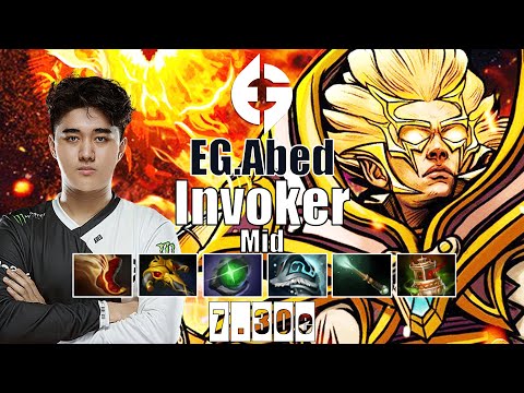 Invoker Mid | EG.Abed | ABED SUPER FAST HAND INSANE INVOKER COMBO | 7.30e Gameplay Highlights