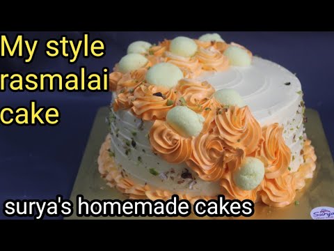 my style Rasmalai cake | allrounder suryathangaraj | surya's homemade cakes | tirupur