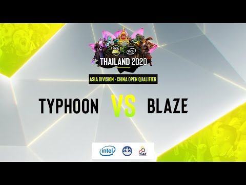 Typhoon vs Blaze | China Open Qualifier ESL One Thailand 2020 - Asia Division