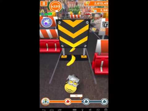 Despicable Me Minion Rush - Level 628, 629 and 630 Downtown All 9 Fruits