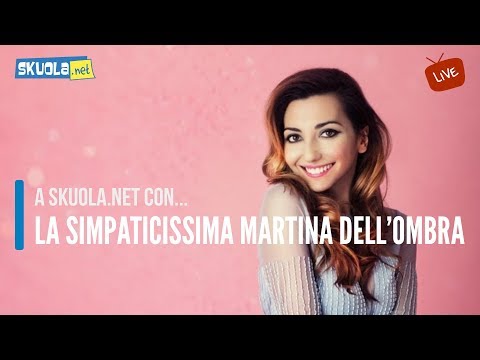 Martina Dell’Ombra ospite della nostra videochat!
