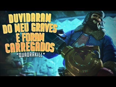 DUVIDARAM DO MEU GRAVES E FORAM CARREGADOS *QUADRAKILL - GRAVES STREAM HIGHLIGHTS