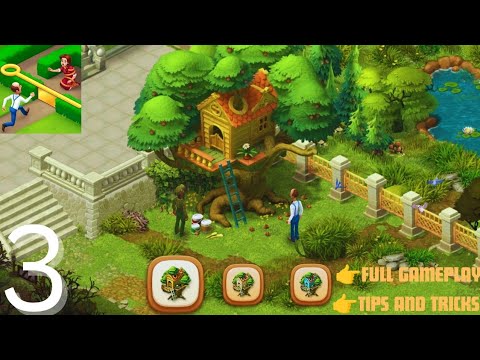 Gardenscapes - Gameplay Walkthrough Part 3 - All Mission (Ios, Android)