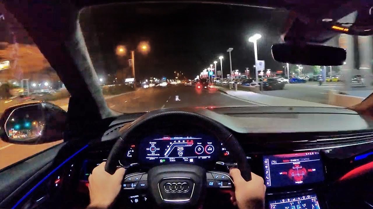 2021 Audi RSQ8 POV Night Drive (3D Audio)(ASMR)