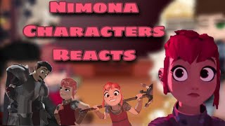 Nimona Characters Reacts// Gacha Club