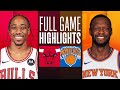 BULLS at KNICKS | FULL GAME HIGHLIGHTS | January 3, 2024