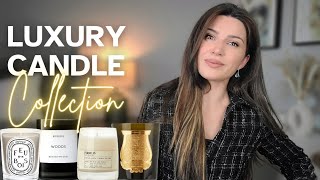 MY ENTIRE LUXURY CANDLE COLLECTION 🤎 Diptyque, Le Labo, Byre