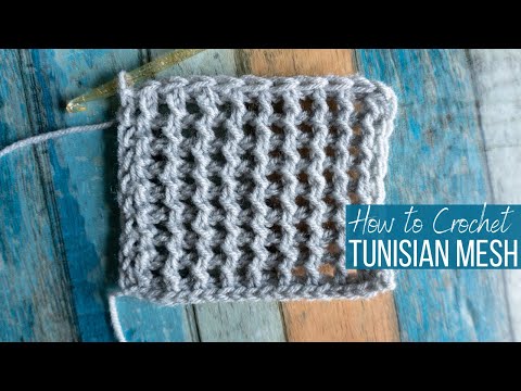 How to Crochet Tunisian Mesh