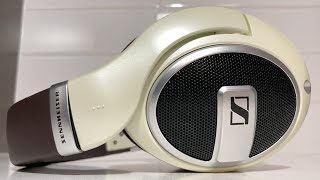 Video thumbnail for Sennheiser HD599 Open Back Headphone (Ivory) Review by GO _