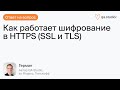 Как работает шифрование в HTTPS SSL и TLS