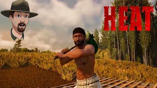 I Had To Remake My Character! Log Cabin Upgrade- HEAT Survival Gameplay Ep.3