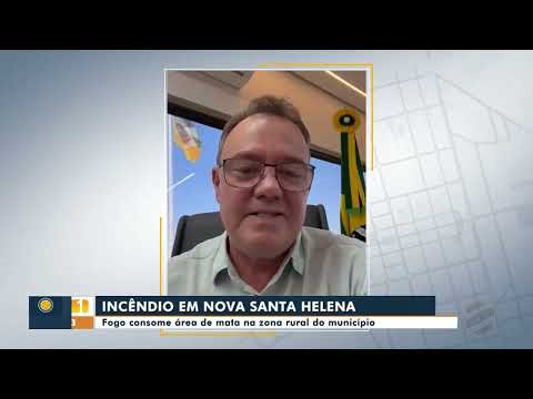 MT1 | Incêndio atinge reserva florestal no norte de Mato Grosso | TVCA