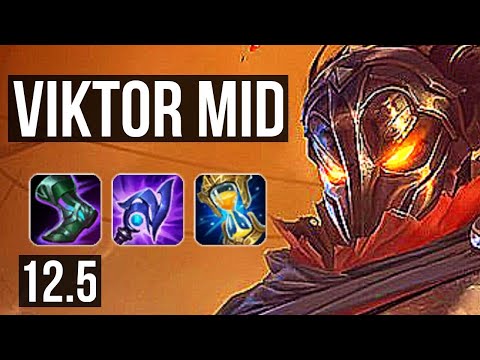 VIKTOR vs KAI'SA (MID) | Rank 3 Viktor, Legendary, 14/2/9, Rank 21 | EUW Challenger | 12.5