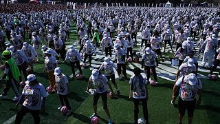 Meksiko City dev futbol antrenmanıyla Guinness Dünya Rekoru kırdı