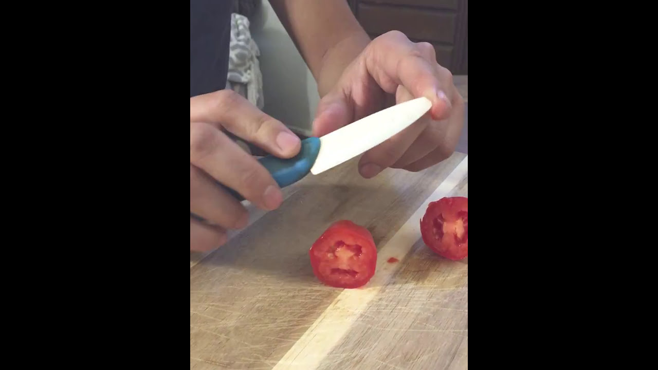 Affutage et réparation de la pointe d'une lame céramique Pradel