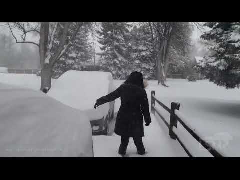 11-30-2019 Rapid City, SD - Blizzard Snow Blowing