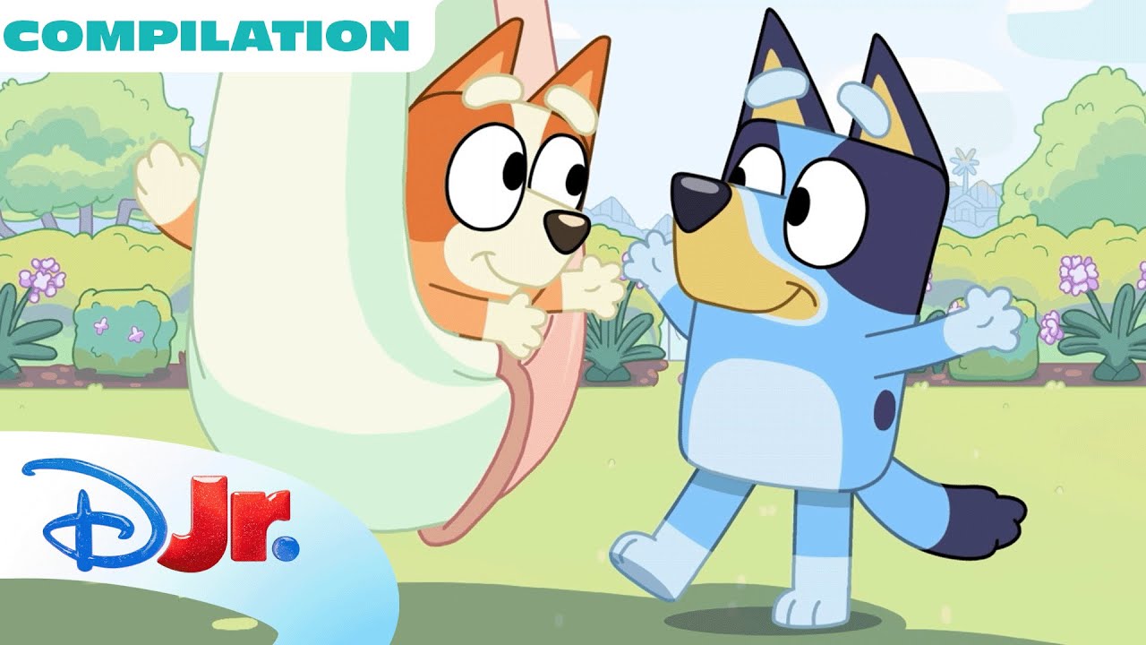 Bluey 18 FULL Episodes Compilation! Onesies, Omelette & More! 💙 | @disneyjr