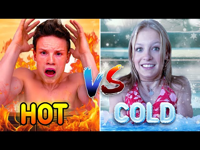Hot VS Cold Water and Ice Challenge! SDDEFAULT Thumbnail