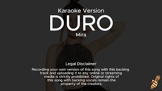 Download lagu Mira - Duro (Karaoke Version) mp3