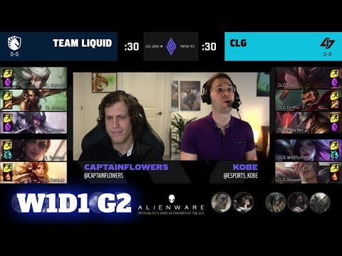 Team Liquid vs CLG | Day 1 LCS Lock In 2021 Groups | TL vs CLG