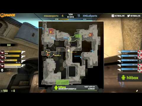 Hitbox CS:GO Arena Championship #2 - UB Finale mousesports vs.  MyXMG (de_dust2) Map 1