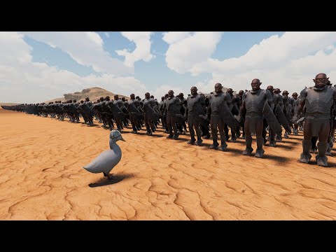 SUPER DUCK vs 125,000 ORCS - Ultimate Epic Battle Simulator 2 | UEBS 2
