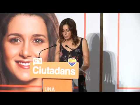 Lorena Roldán es presenta com a candidata de Ciutadans a la presidència de la Generalitat