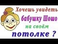 Зрительная иллюзия : Бабушка Шошо на твоём потолке =) 