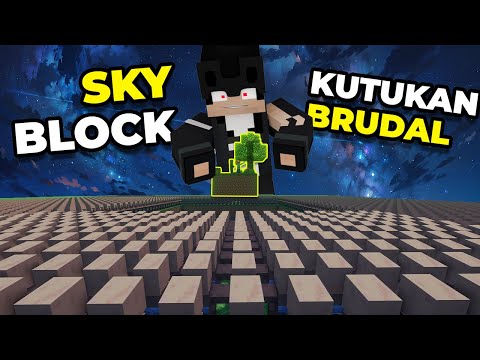 1,000 Villager Brudal Di Atas SkyBlock!