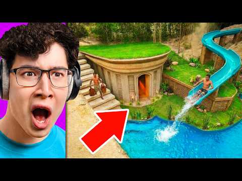 Reacting to INSANE 100 Days Modern Underground Hut (Satisfying)