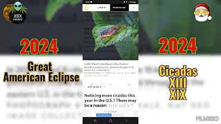 2024 Great X Eclipse & Double Cicada Swarms