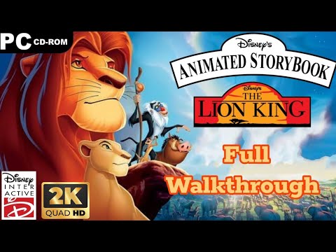 Disney's The Lion King: Animated Storybook (PC) Full Walkthrough - 2K60fps 