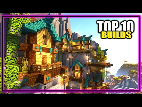 JayDeeMC - My TOP 10 Minecraft Builds | Multiplayer Worlds