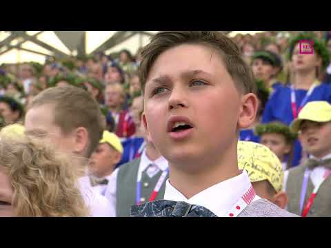 Saule, pērkons, daugava (Te-aust)