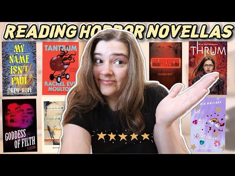 reading 7 horror novellas in 48 hours [one star and a five star, reading vlog]