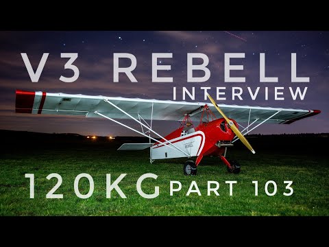 Schwäbisches Interview: Weller V3 "Rebell" 120kg-Flugzeug (Part 103)