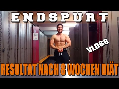 Resultat nach 8 Wochen Diät -kleine Snack Idee -  Formcheck - Vlog8