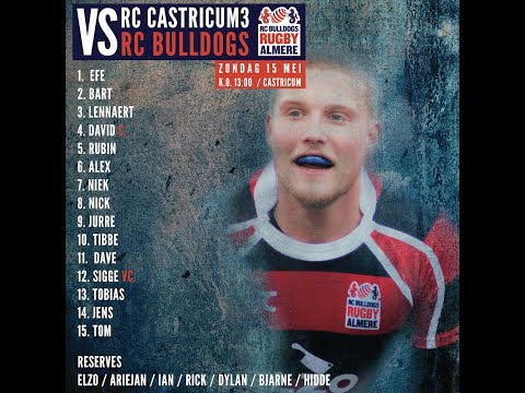 RC Castricum vs Rugby Club Bulldogs Almere (15-05-2022)