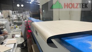 Máy dán gập đầu cạnh bàn Fronming Holztek