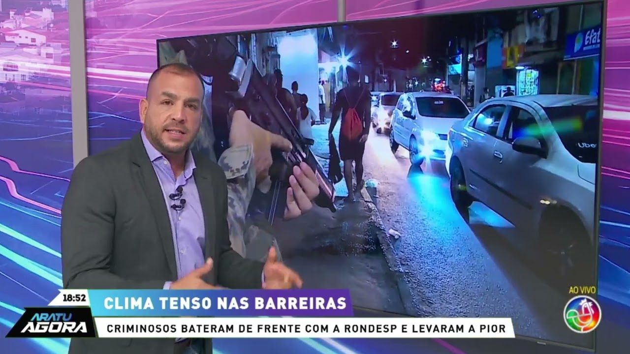 Pista quente na estrada das Barreiras: Rondesp troca tiros com criminosos e apreende submetralhadora