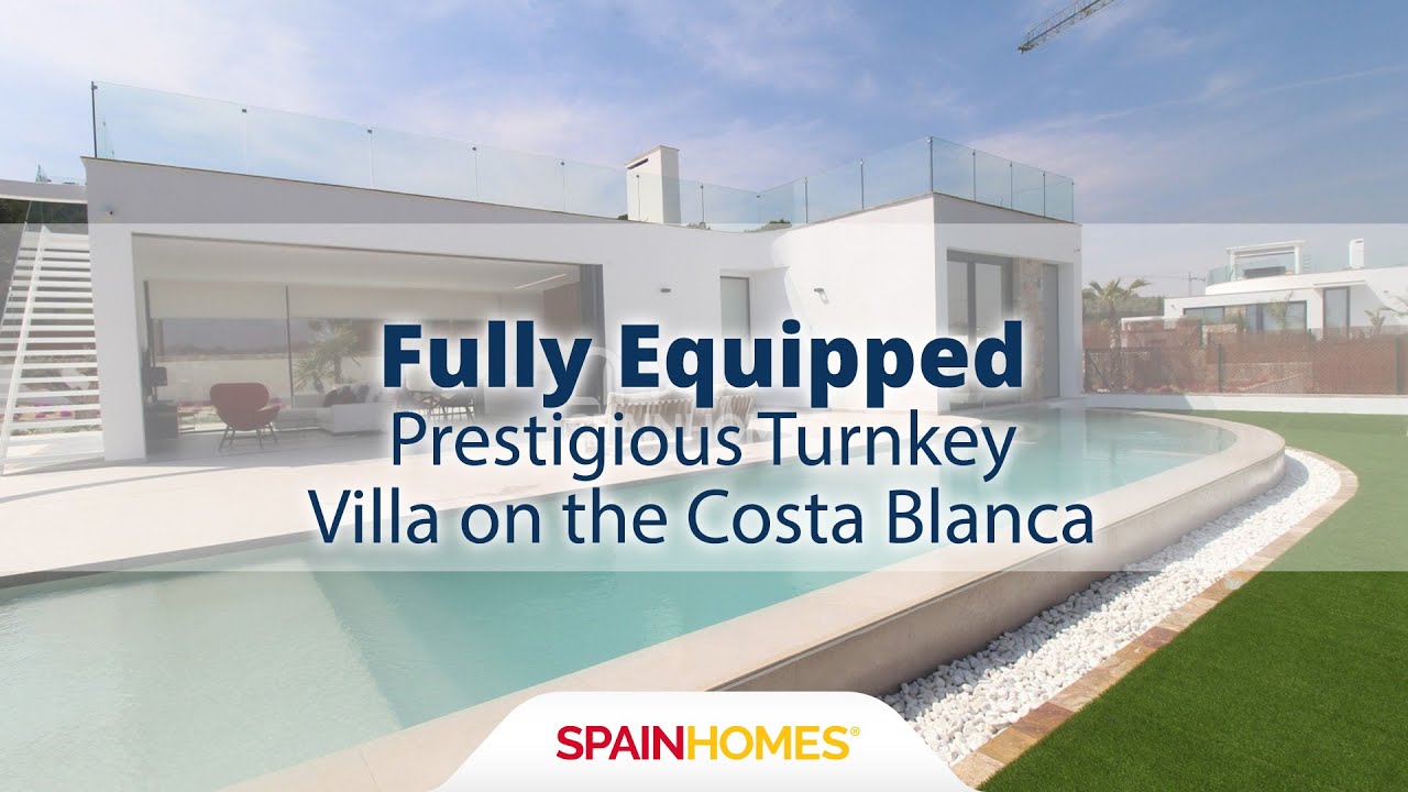 Costa Blanca'da Tam Donanımlı Satışa Hazır Villa