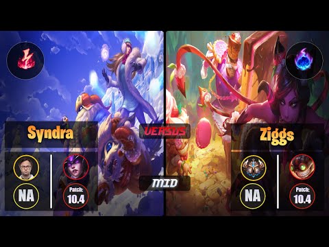 Jensen SYNDRA (Mid) [Electrocute] VS ZIGGS - Challenger NA Patch 10.4